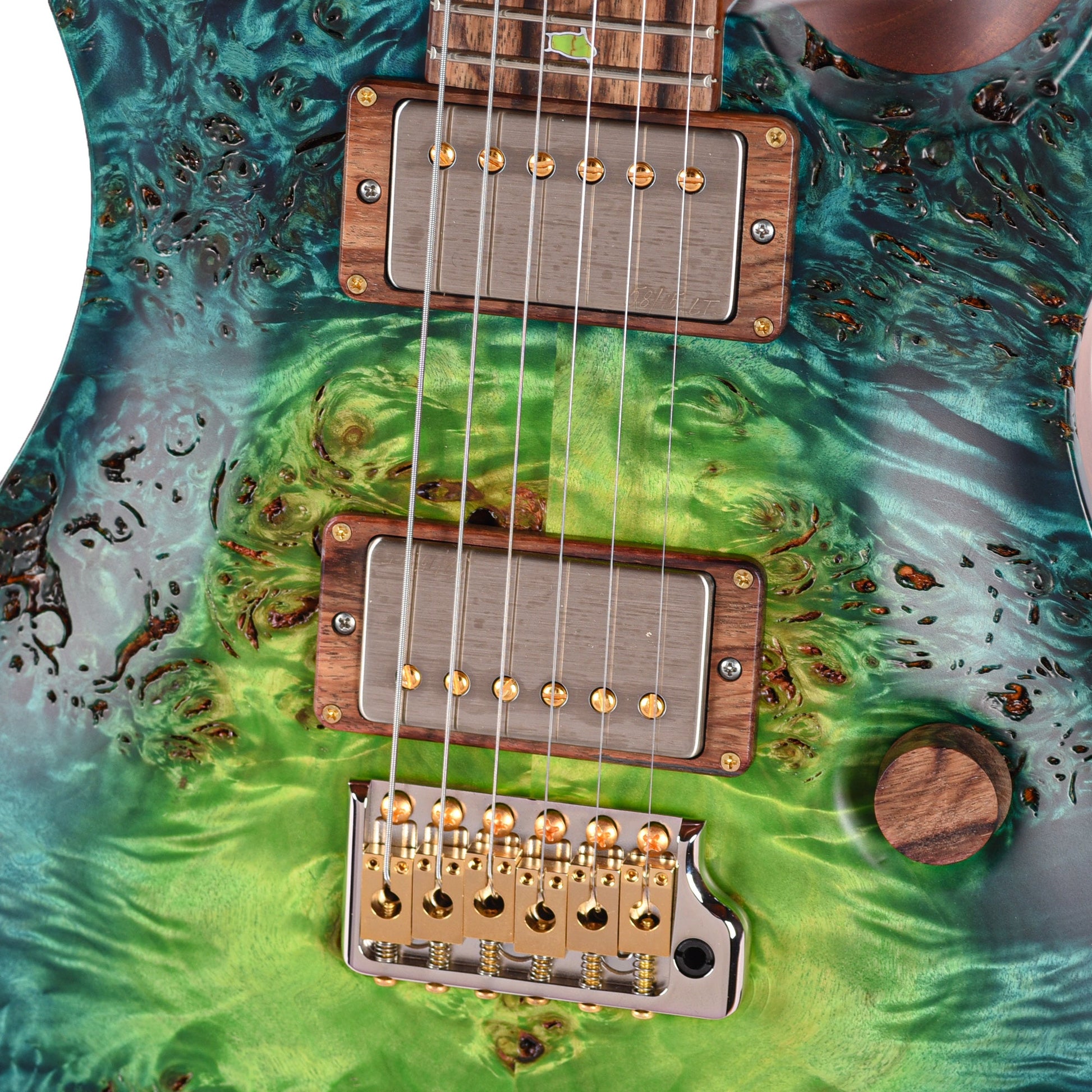 PRS Private Stock #11768 Custom 24 Poplar Burl/African Mahogany Laguna Glow w/Flamed Mahogany Neck & Hormigo Fingerboard