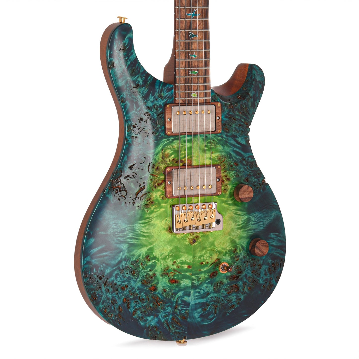 PRS Private Stock #11768 Custom 24 Poplar Burl/African Mahogany Laguna Glow w/Flamed Mahogany Neck & Hormigo Fingerboard