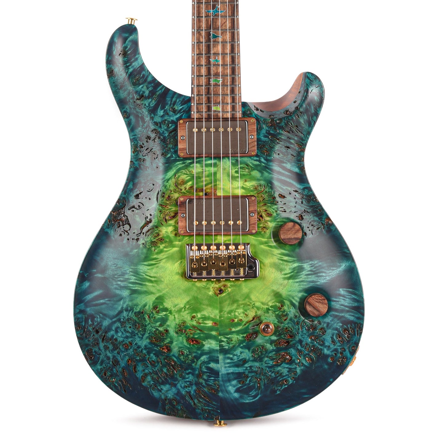 PRS Private Stock #11768 Custom 24 Poplar Burl/African Mahogany Laguna Glow w/Flamed Mahogany Neck & Hormigo Fingerboard