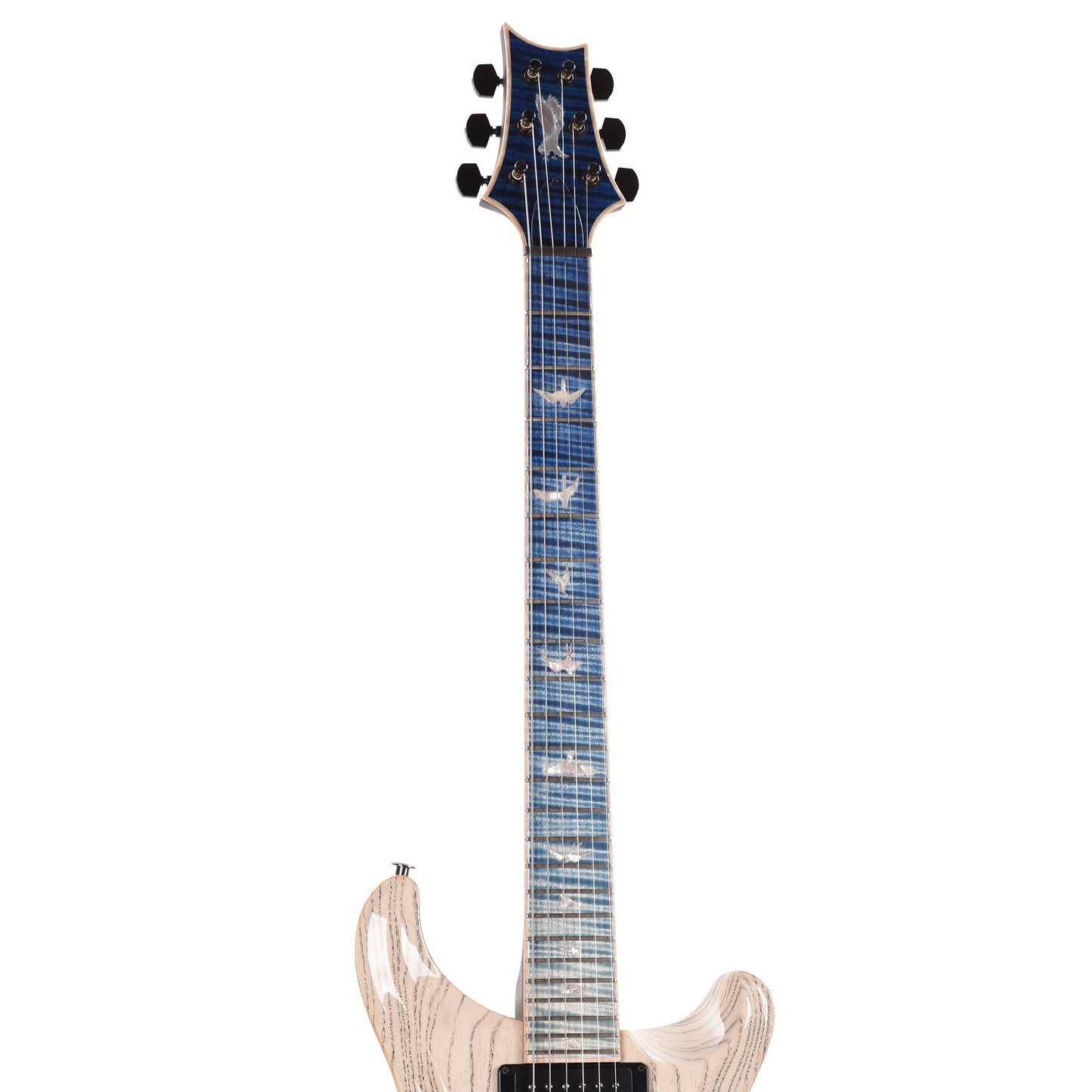PRS Private Stock #12218 Custom 24 Swamp Ash White Wash w/Macassar Ebony Neck & Iceberg Fade Curly Maple Fretboard (Serial #0421031)