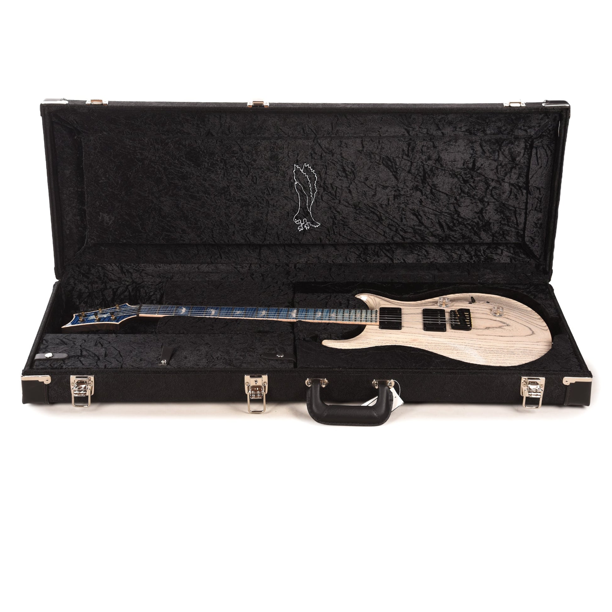 PRS Private Stock #12218 Custom 24 Swamp Ash White Wash w/Macassar Ebony Neck & Iceberg Fade Curly Maple Fretboard (Serial #0421031)