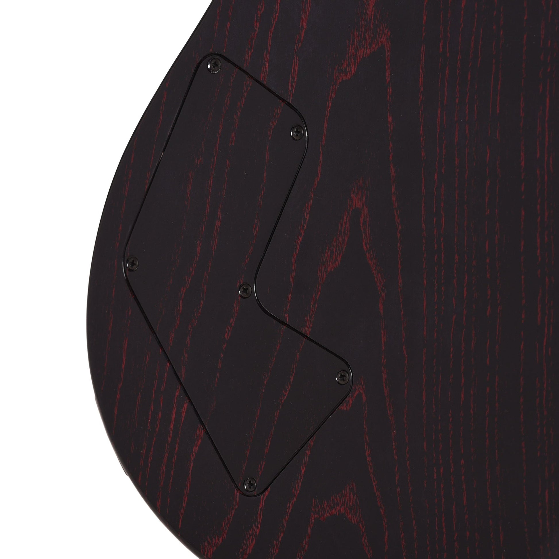 PRS Private Stock #12224 Modern Eagle V Curly Maple/Swamp Ash Blood Red Glow w/Black Wash Back & Bats in Flight Inlay
