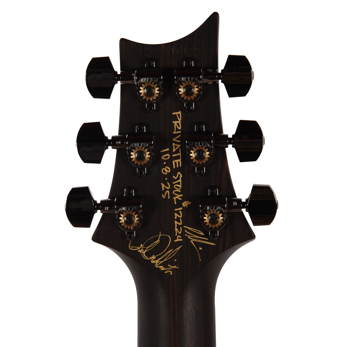 PRS Private Stock #12224 Modern Eagle V Curly Maple/Swamp Ash Blood Red Glow w/Black Wash Back & Bats in Flight Inlay