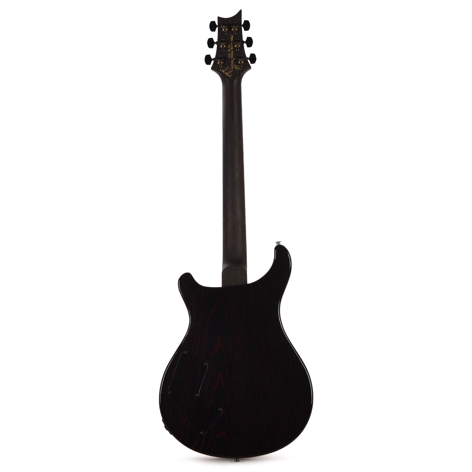PRS Private Stock #12224 Modern Eagle V Curly Maple/Swamp Ash Blood Red Glow w/Black Wash Back & Bats in Flight Inlay