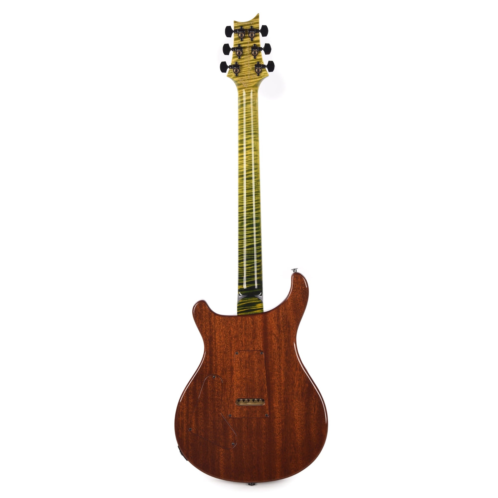 PRS Private Stock #12229 Custom 24 Maple Burl/African Mahogany Rainforest Glow w/Matching Neck Back