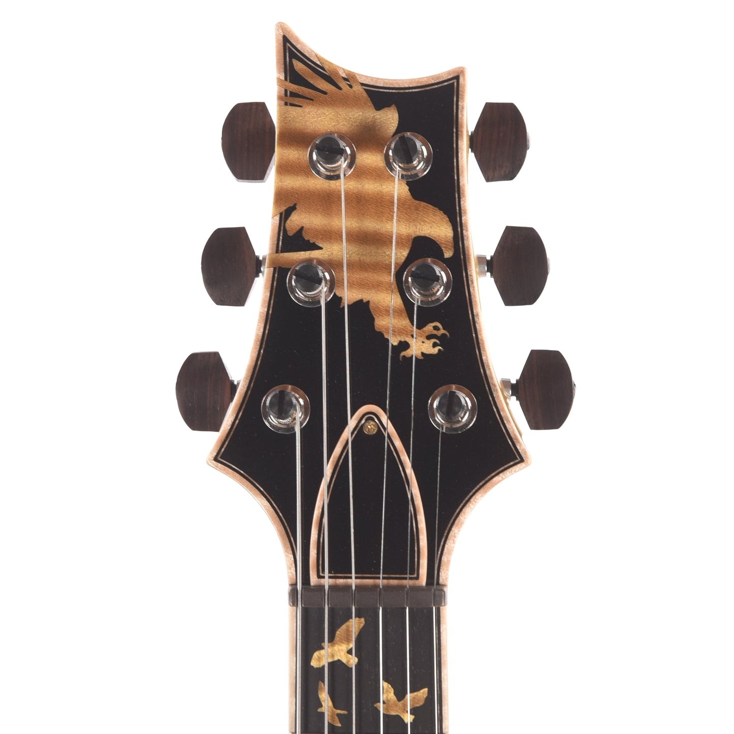PRS Private Stock #12230 Custom 24 Curly Maple/Swamp Ash Tiger Eye Glow w/Reverse Birds of a Feather Inlays