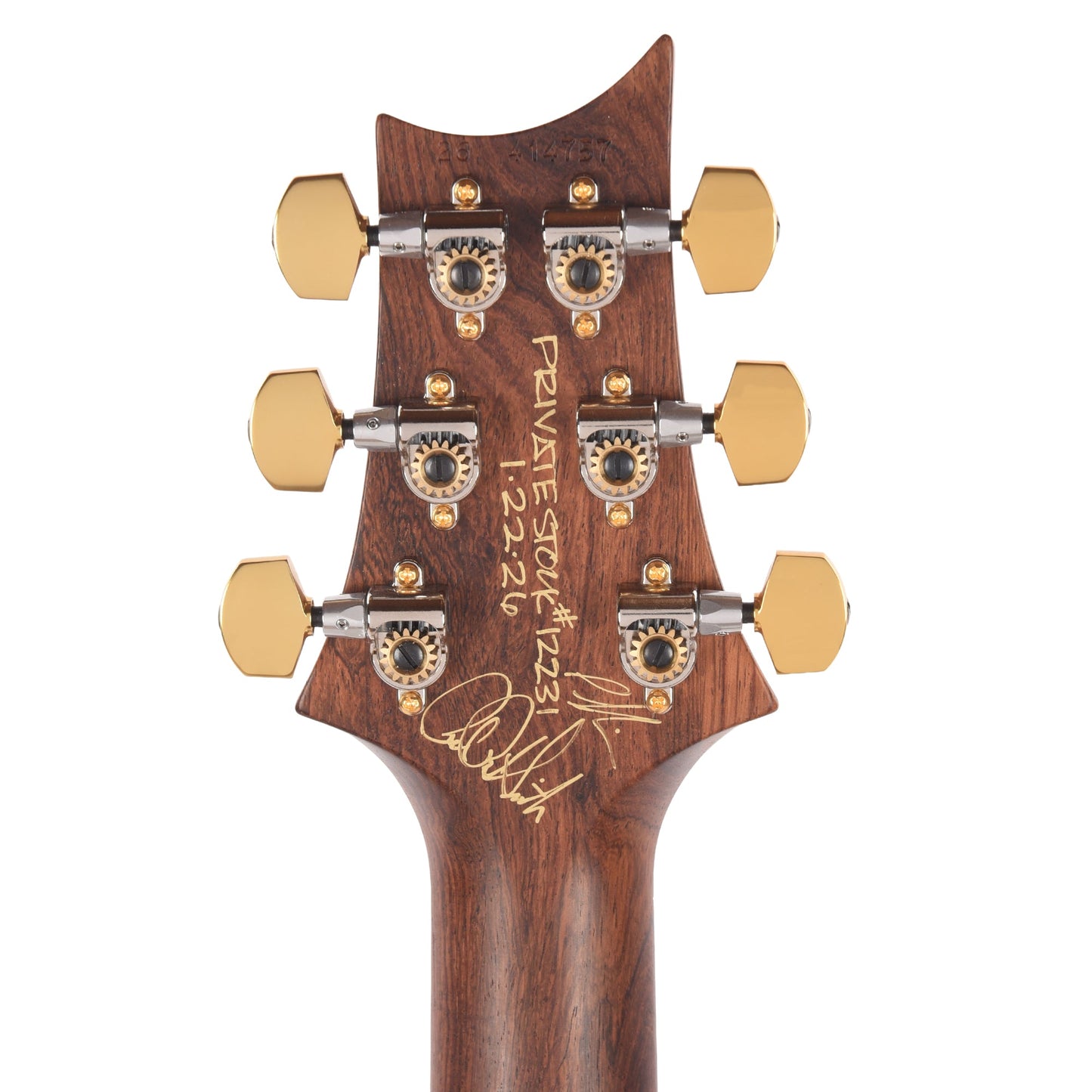PRS Private Stock #12231 DGT Spalted Maple/African Mahogany Natural w/Gold Leaf Paint & Hormigo Neck