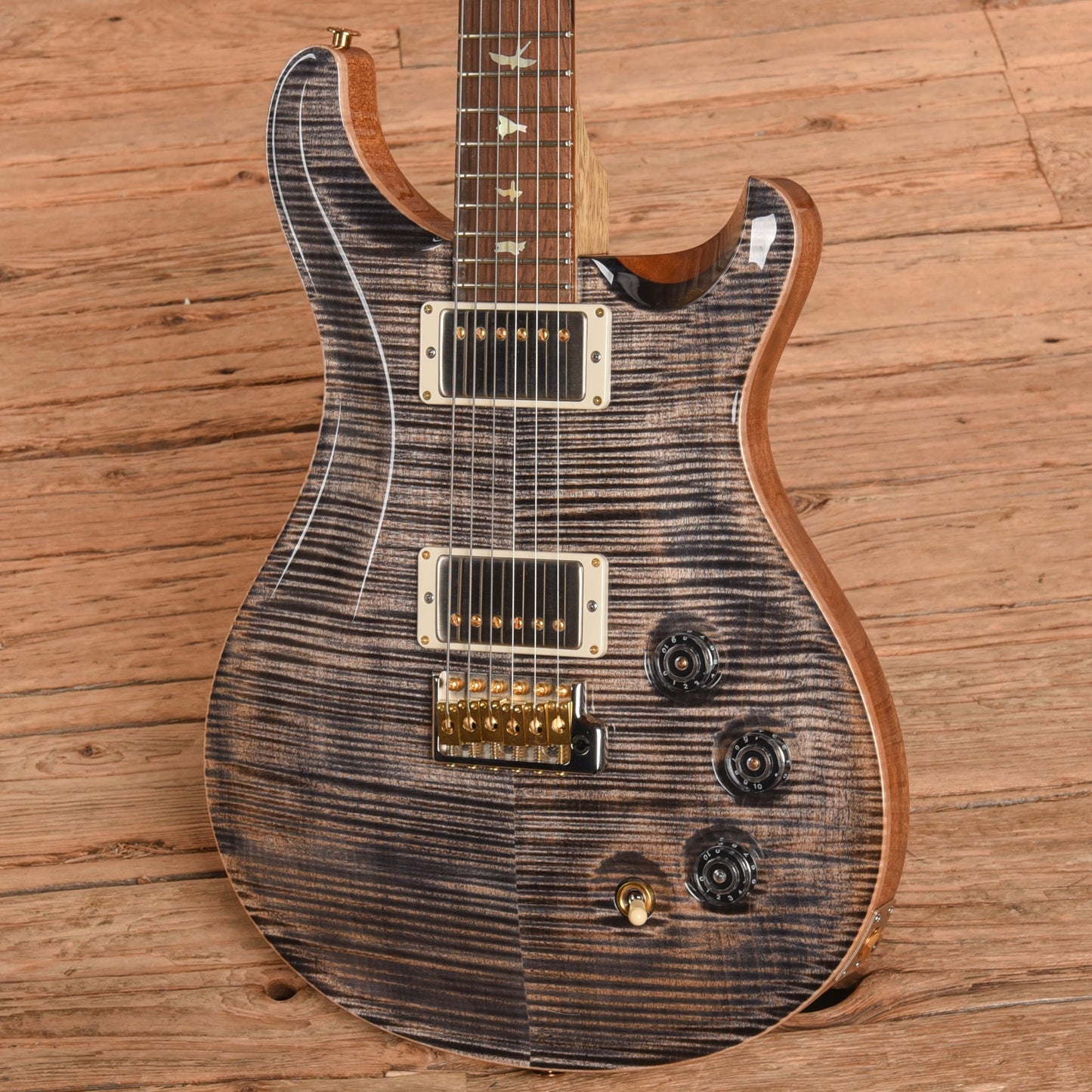 PRS Wood Library DGT 10-Top w/Korina Neck and Brazilian Rosewood Fretboard Charcoal 2024