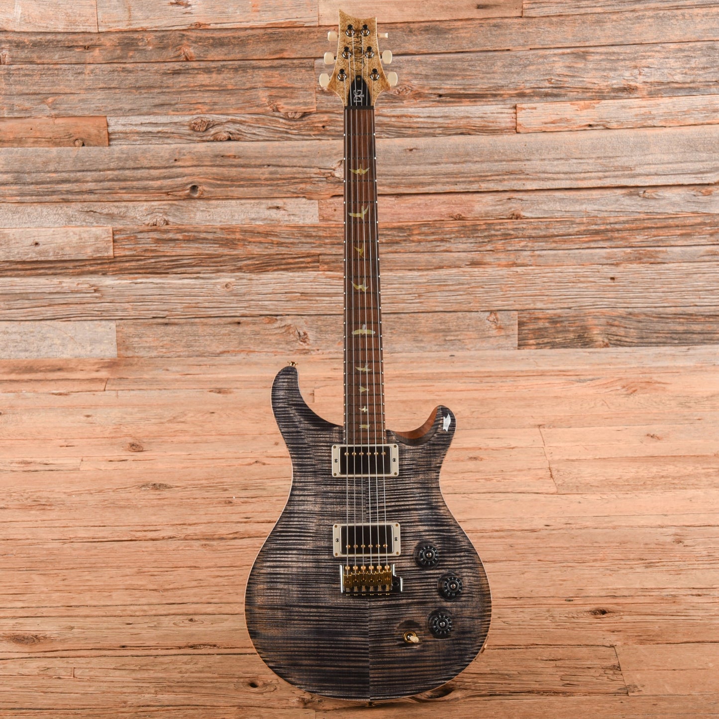 PRS Wood Library DGT 10-Top w/Korina Neck and Brazilian Rosewood Fretboard Charcoal 2024