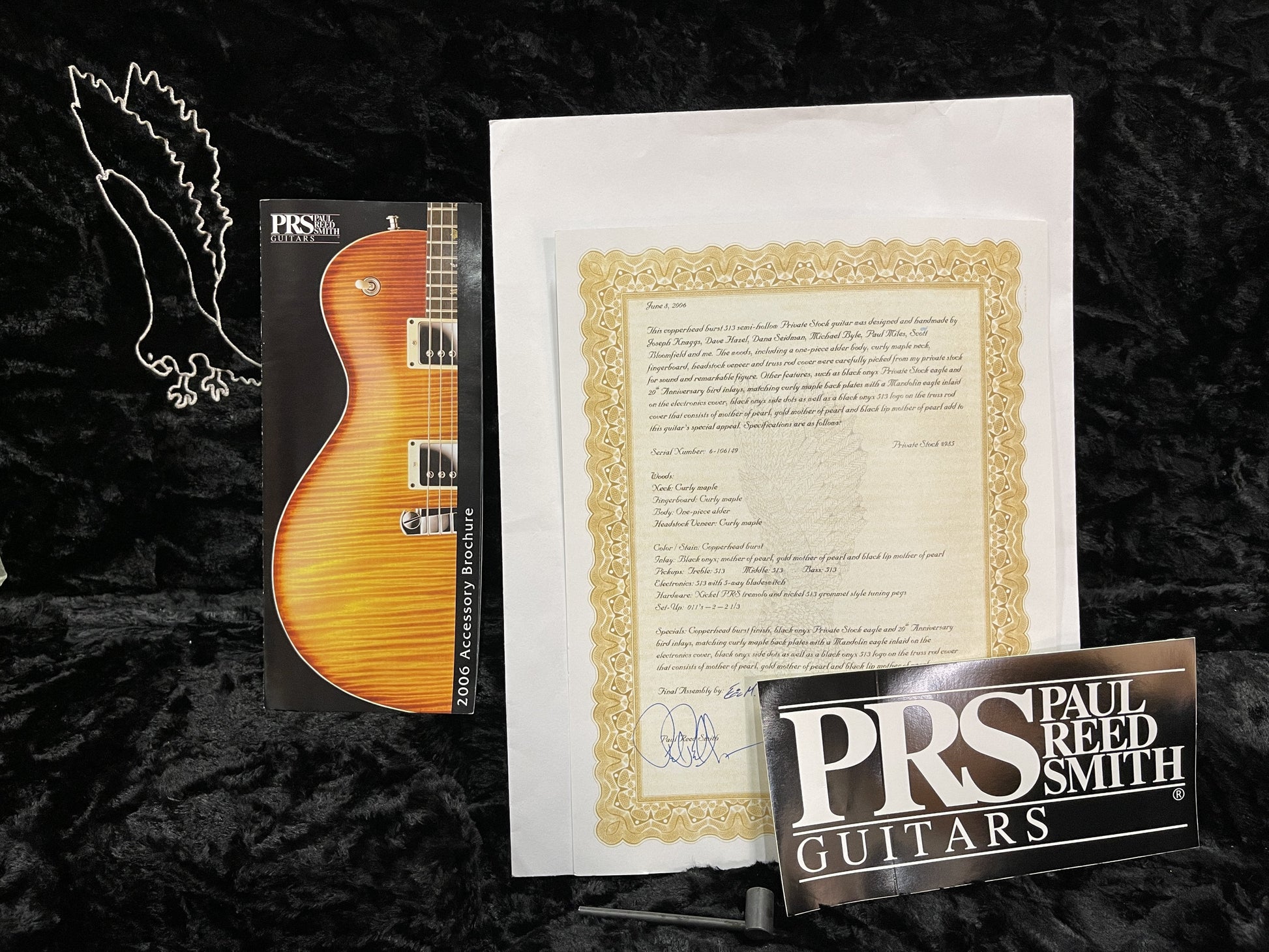 PRS Private Stock 513 PS#985 - (PRS-0061) Serial: 06 106149 - PLEK'd