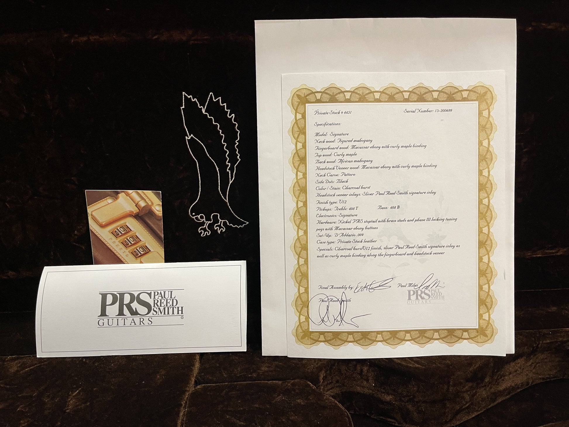 PRS Private Stock Signature PS#4451 - (PRS-0187) Serial: 13 200699 - PLEK'd