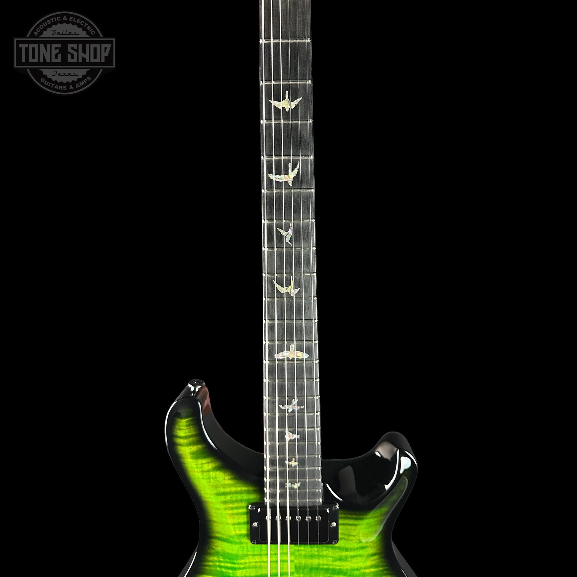 PRS Wood Library DGT 10 Top Eriza Verde Smokeburst Swamp Ash Maple/Ebony w/case