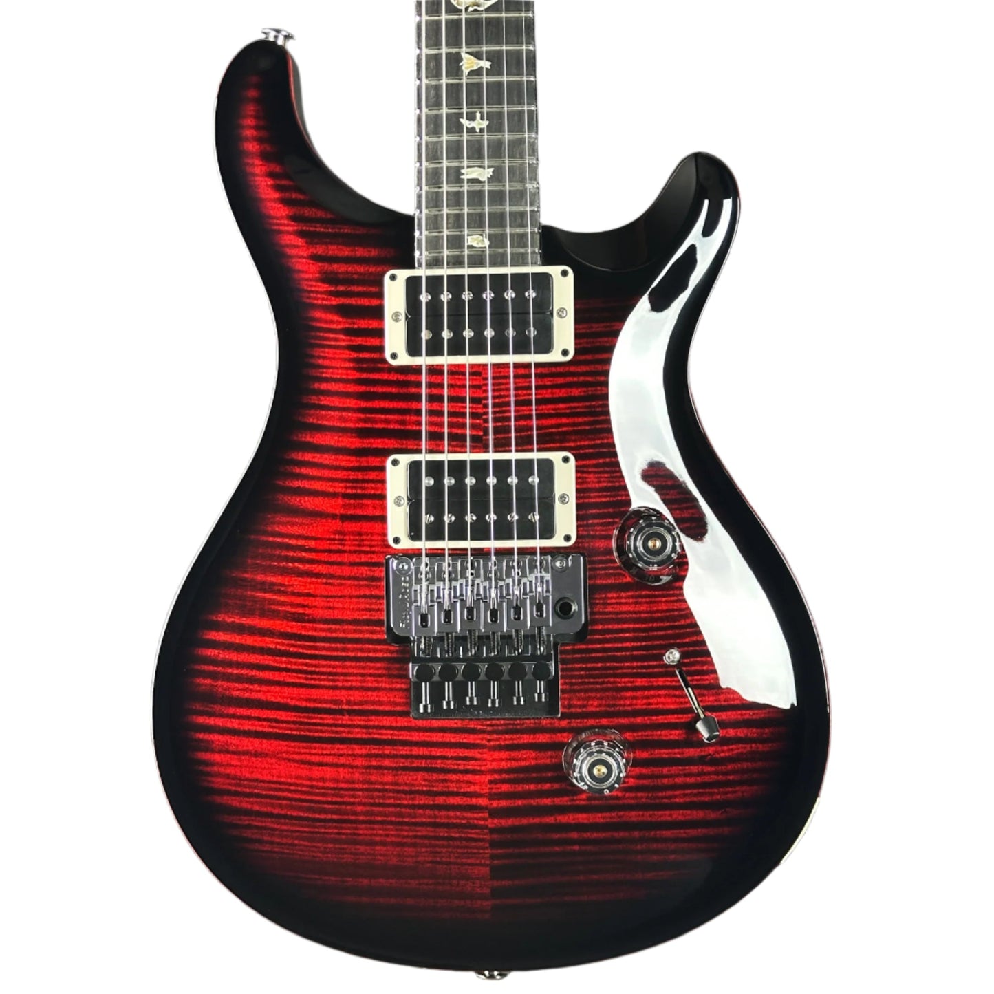 PRS Custom 24 "Floyd" 10 Top Fire Smokeburst w/case