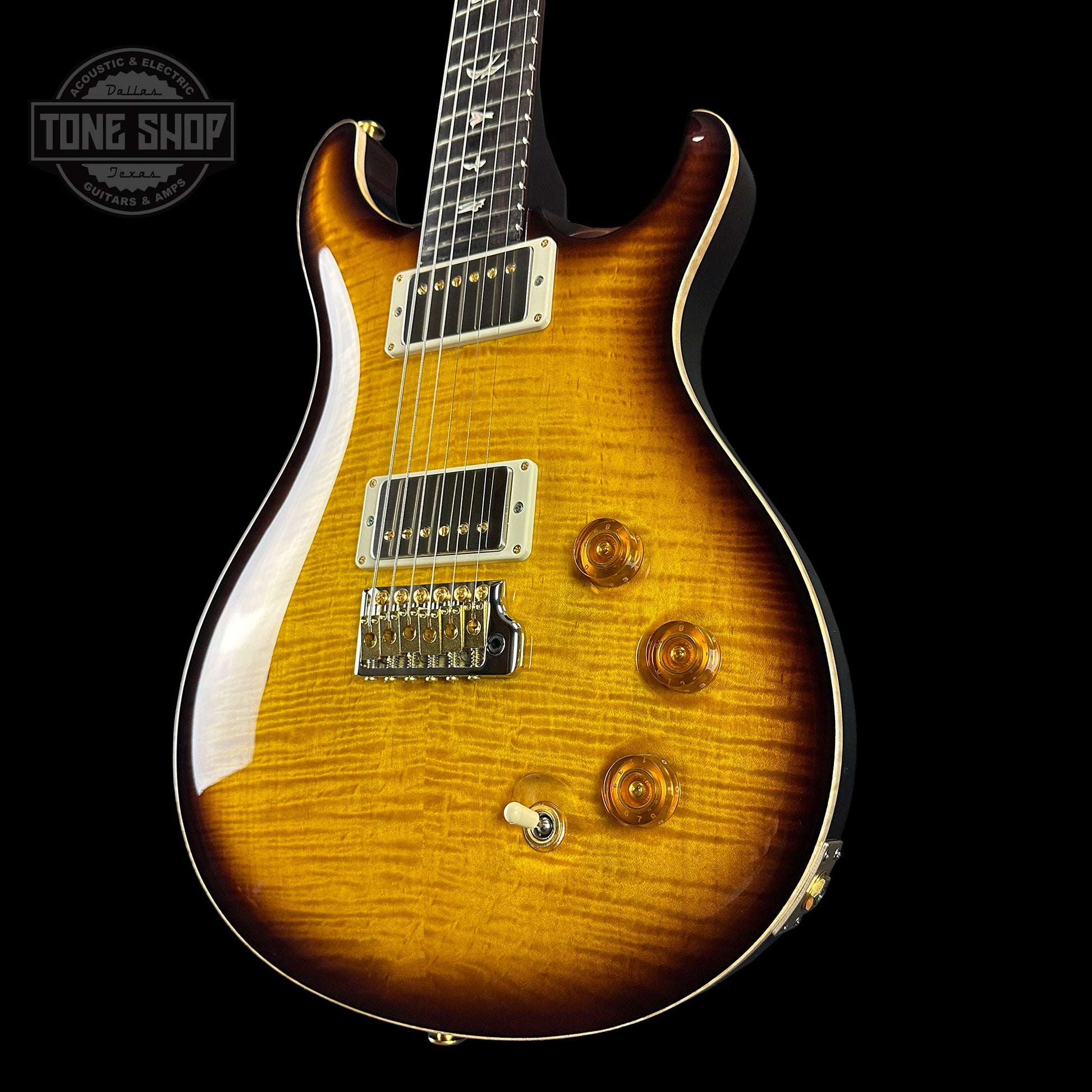 PRS DGT Birds / 10 Top McCarty Tobacco Sunburst w/case