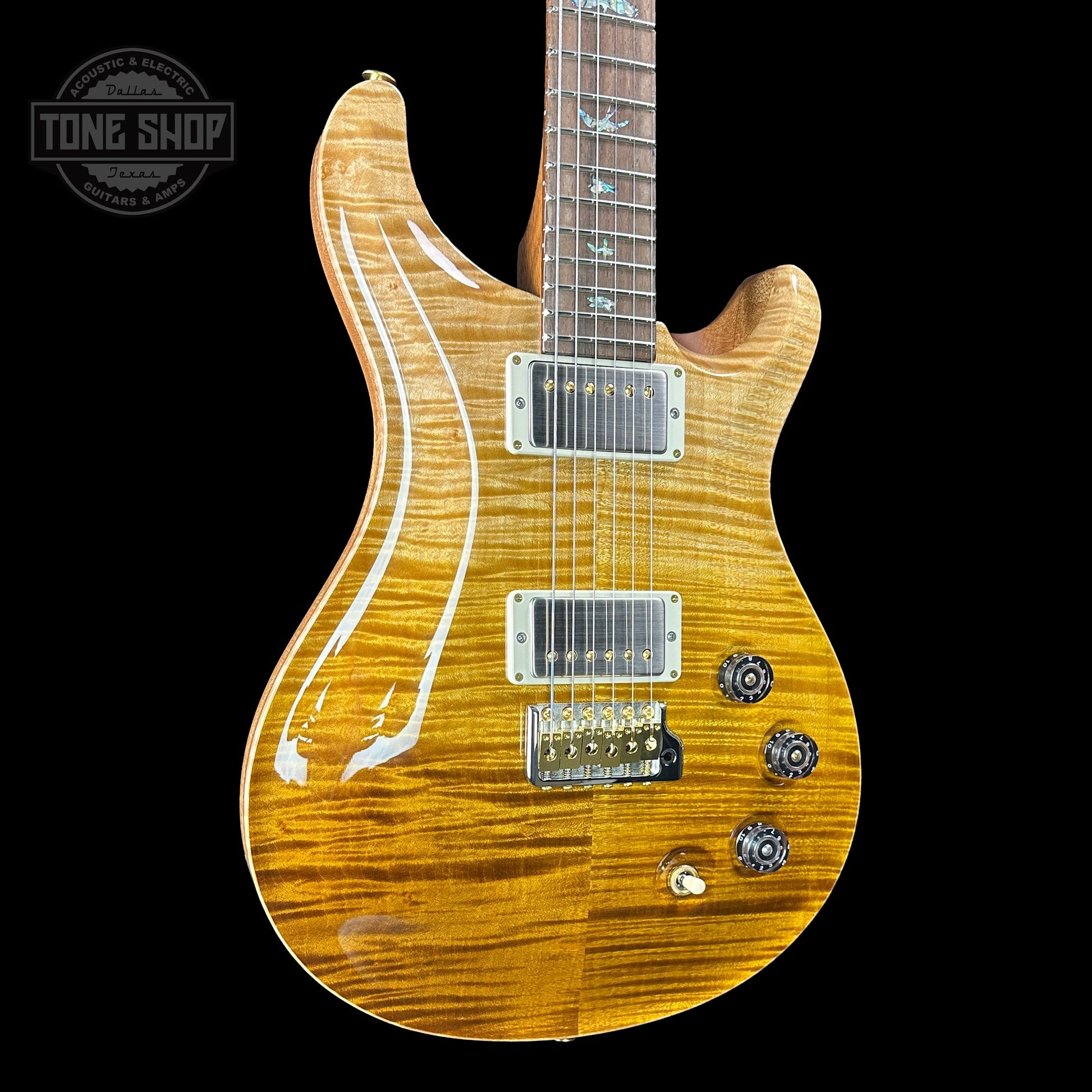 PRS TSG Exclusive Wood Library Artist DGT Gold Storm Fade Brazilian Rosewood w/case 0392374
