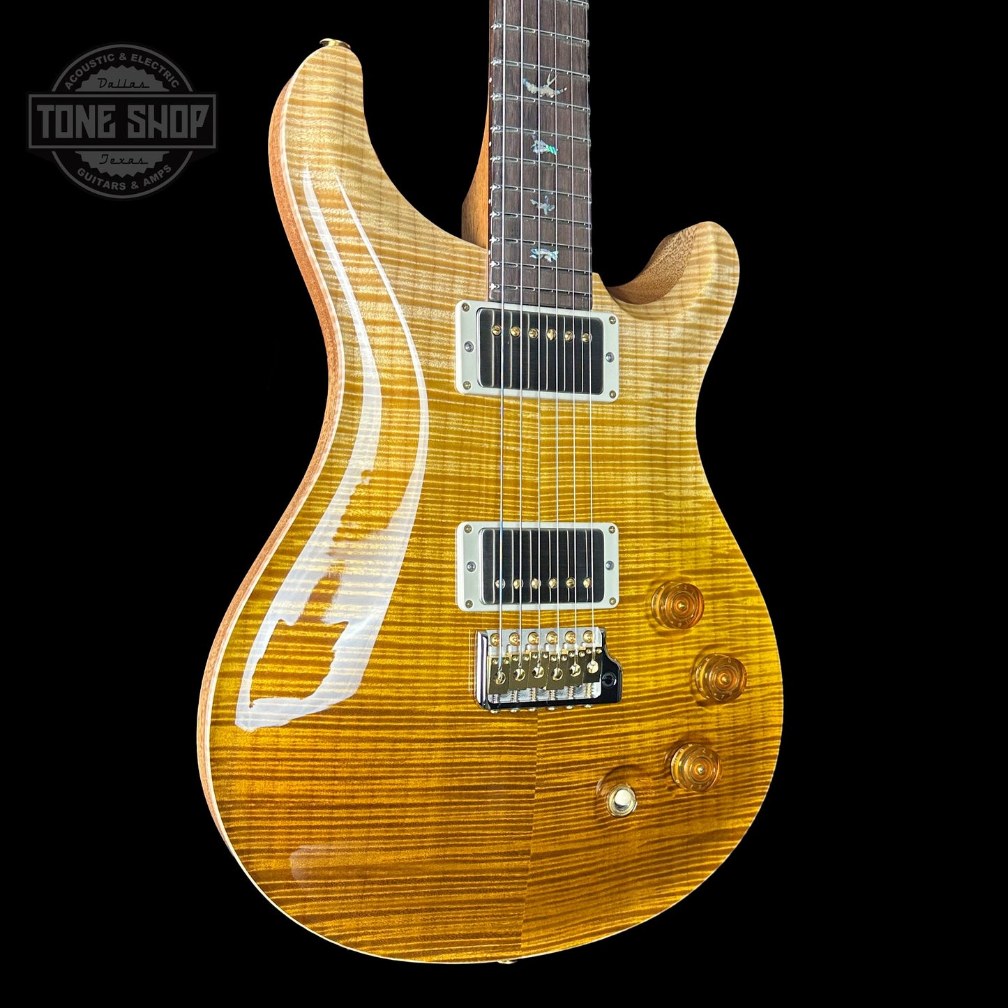 PRS TSG Exclusive Wood Library Artist DGT Gold Storm Fade Brazilian Rosewood w/case 0391554