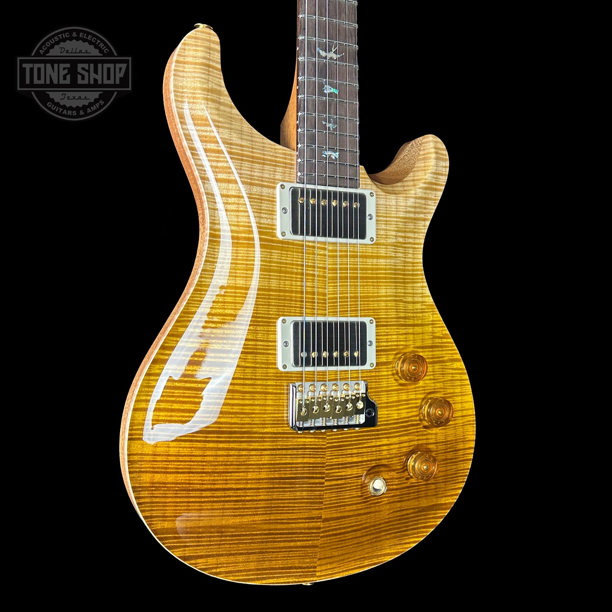 PRS TSG Exclusive Wood Library Artist DGT Gold Storm Fade Brazilian Rosewood w/case 0391554