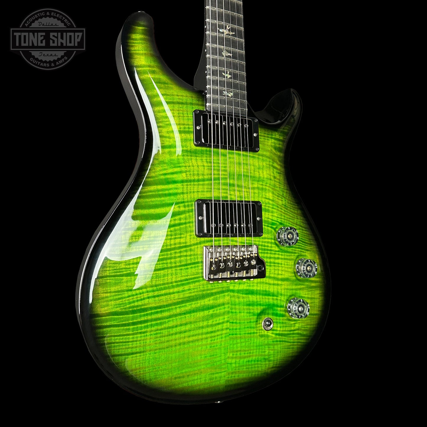 PRS Wood Library DGT 10 Top Eriza Verde Smokeburst Swamp Ash Maple/Ebony w/case