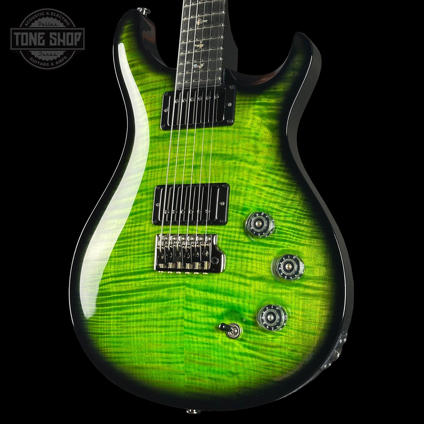 PRS Wood Library DGT 10 Top Eriza Verde Smokeburst Swamp Ash Maple/Ebony w/case