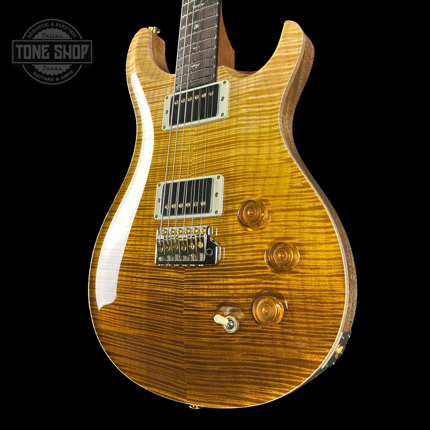 PRS TSG Exclusive Wood Library Artist DGT Gold Storm Fade Brazilian Rosewood w/case 0391554
