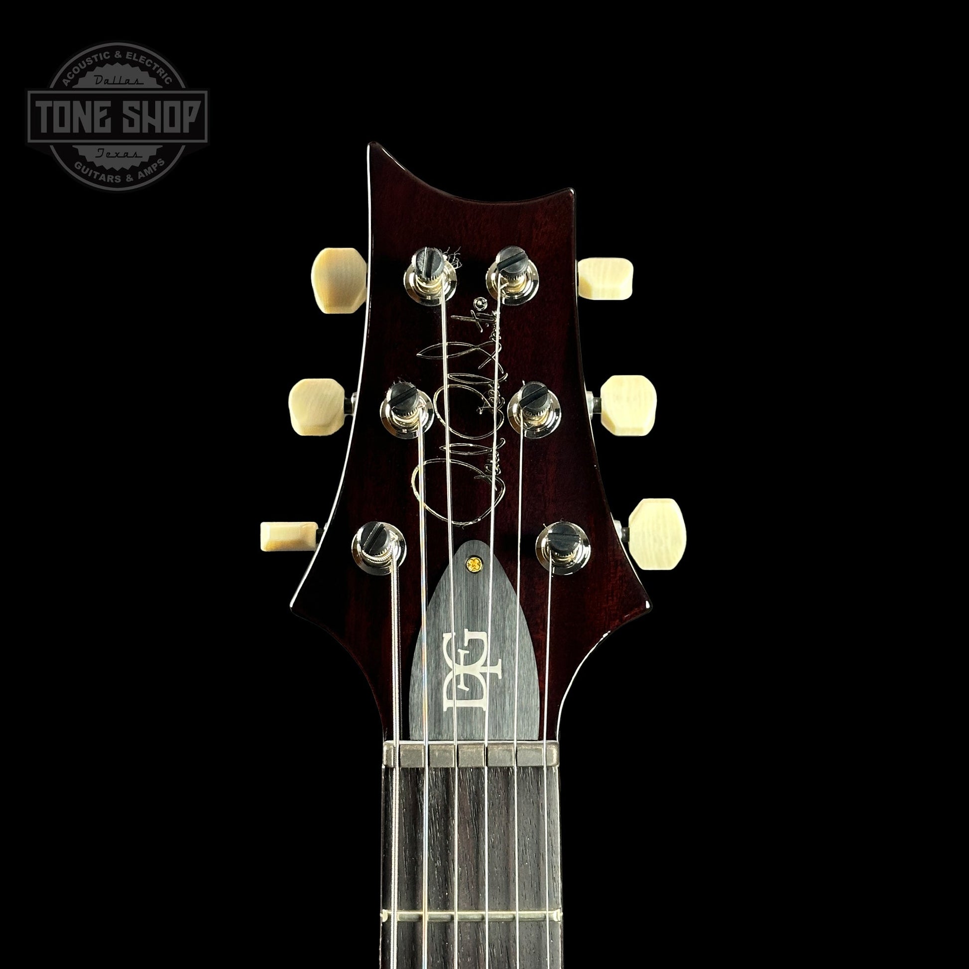 PRS DGT Birds / 10 Top McCarty Tobacco Sunburst w/case