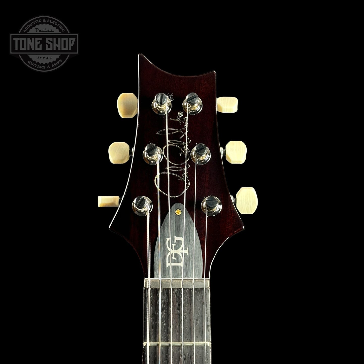 PRS DGT Birds / 10 Top McCarty Tobacco Sunburst w/case
