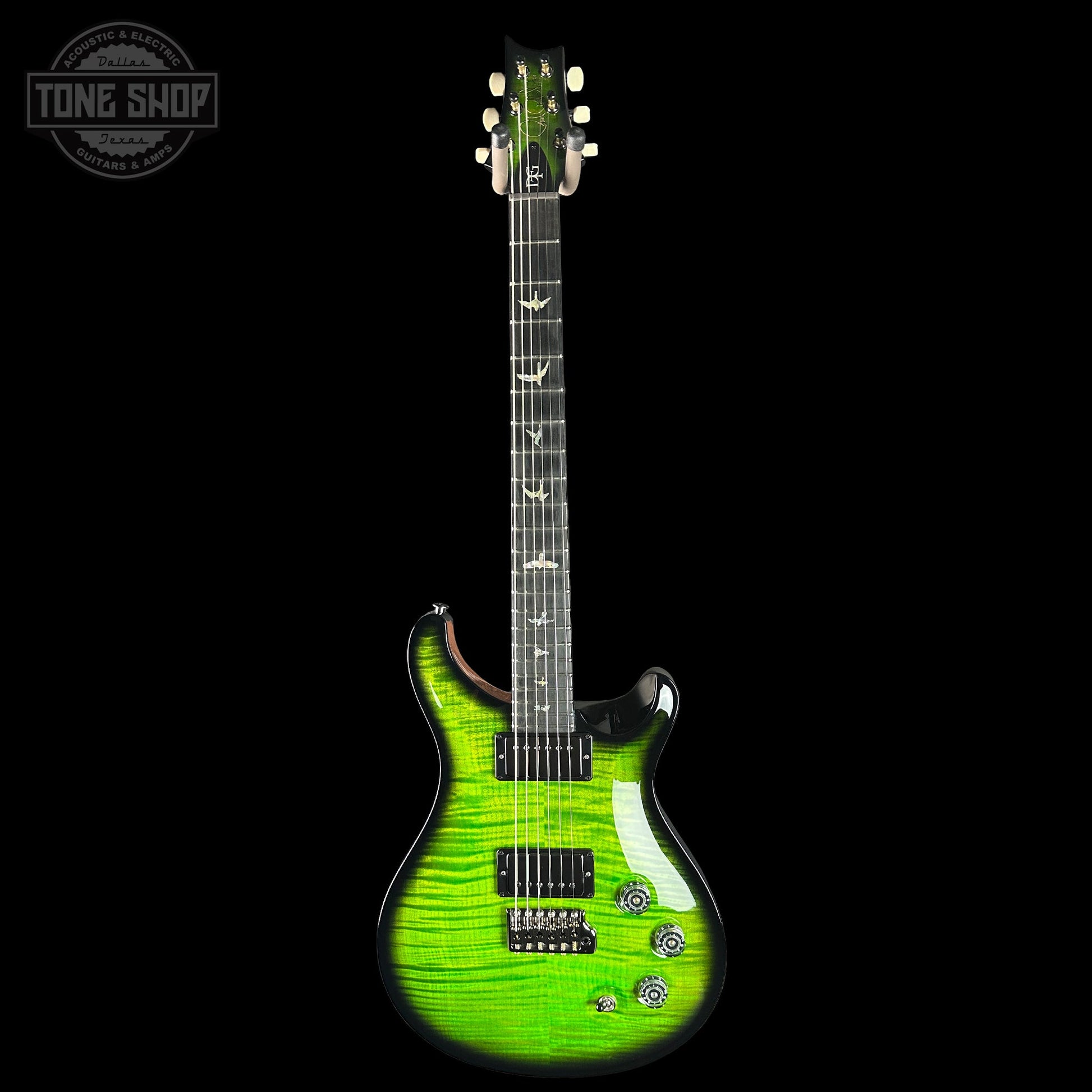 PRS Wood Library DGT 10 Top Eriza Verde Smokeburst Swamp Ash Maple/Ebony w/case