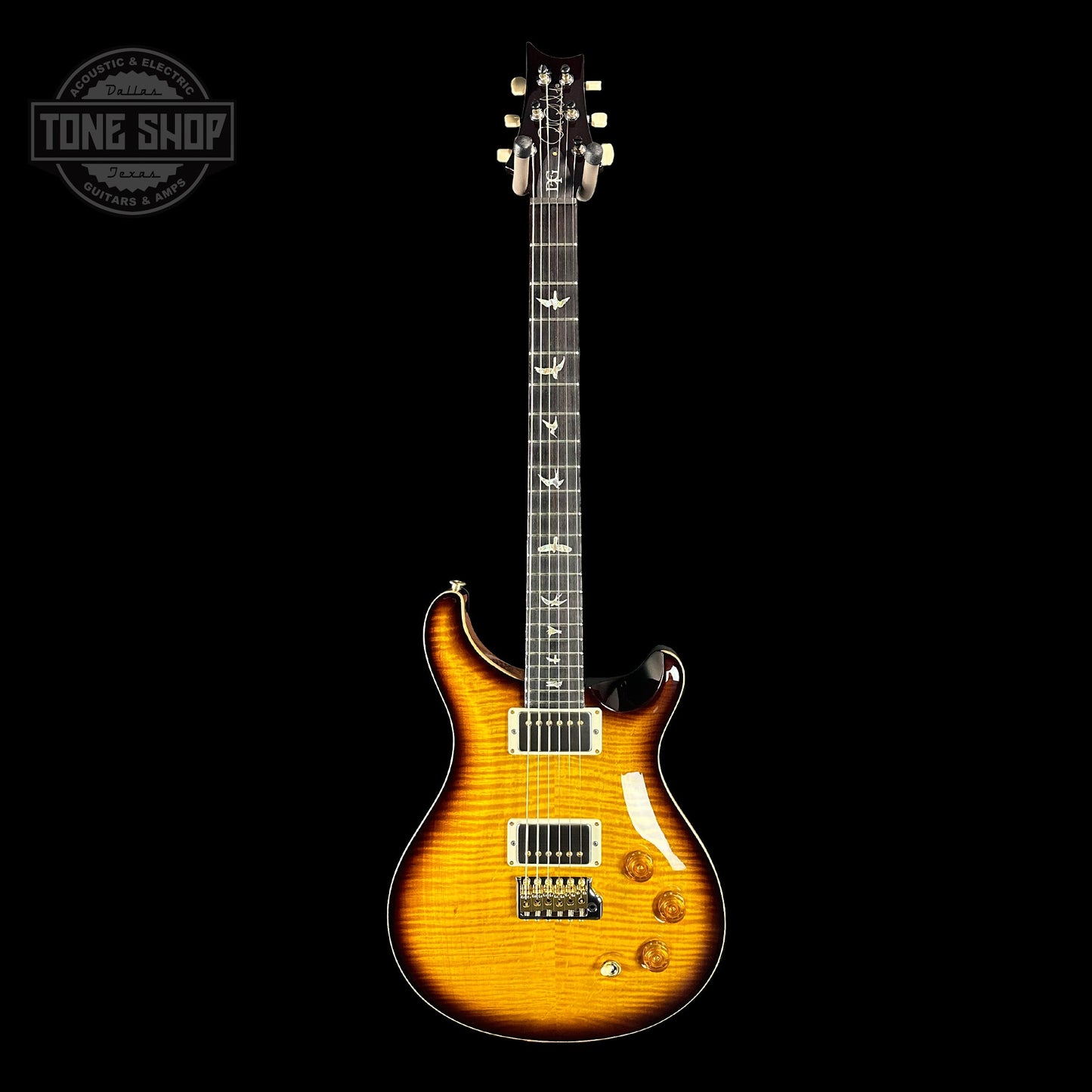PRS DGT Birds / 10 Top McCarty Tobacco Sunburst w/case