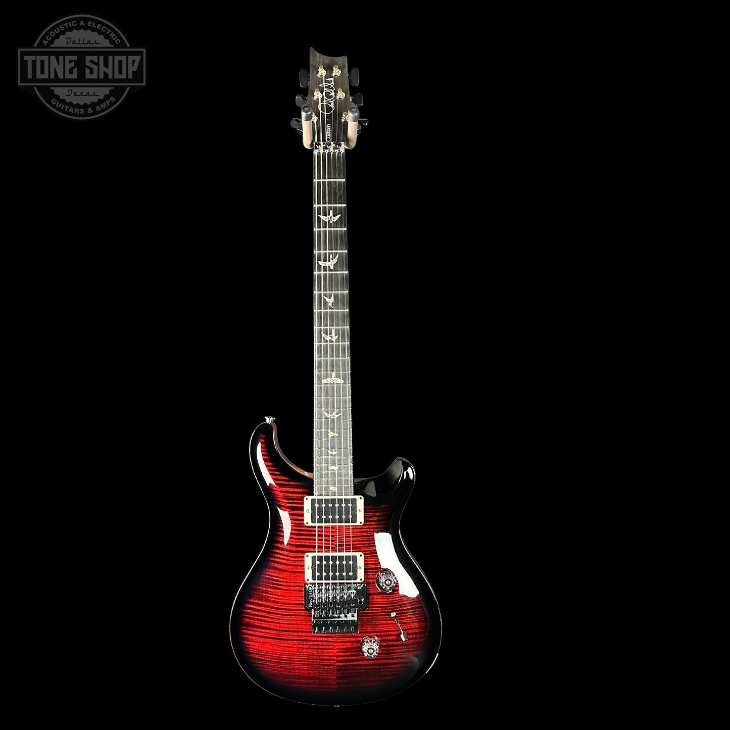 PRS Custom 24 "Floyd" 10 Top Fire Smokeburst w/case