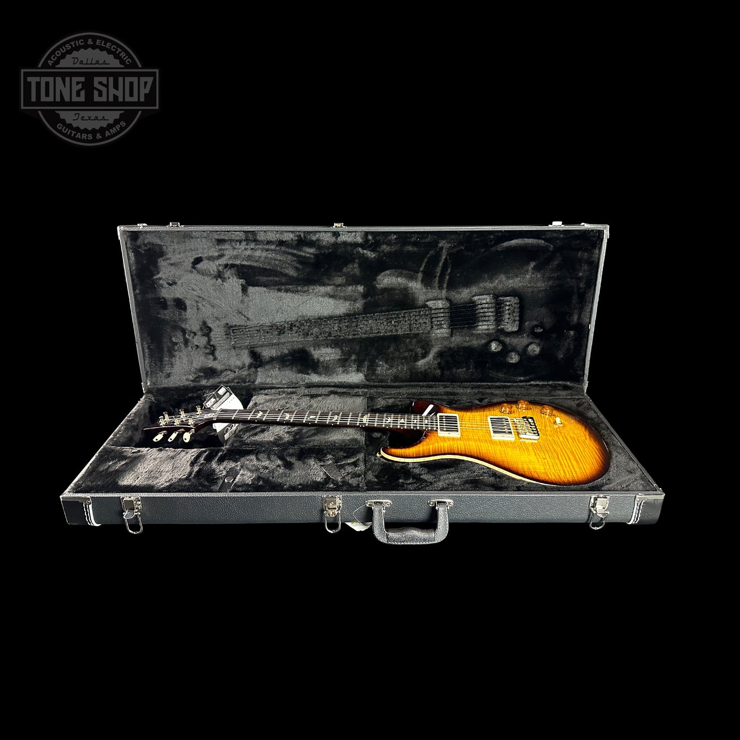 PRS DGT Birds / 10 Top McCarty Tobacco Sunburst w/case