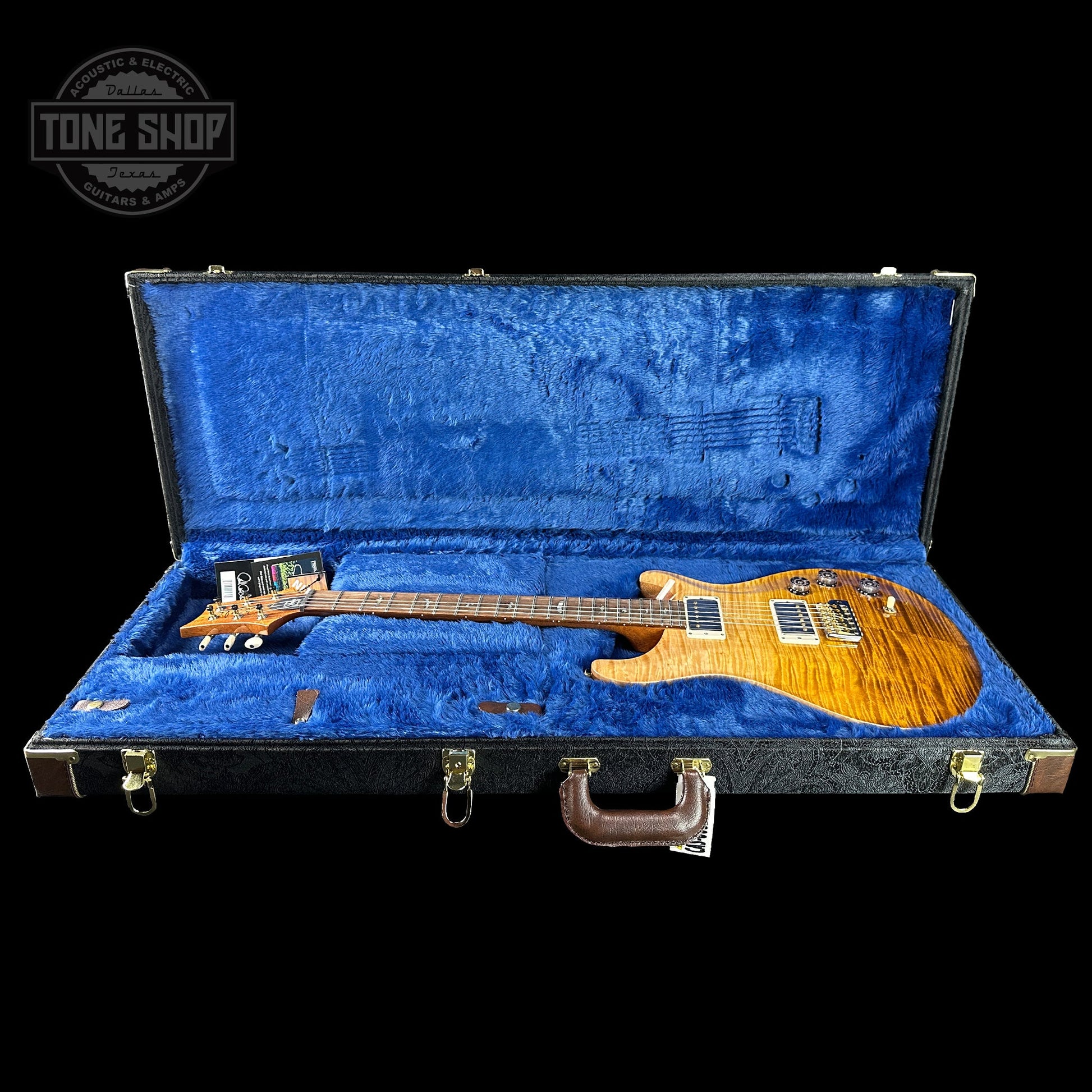 PRS TSG Exclusive Wood Library Artist DGT Gold Storm Fade Brazilian Rosewood w/case 0392374