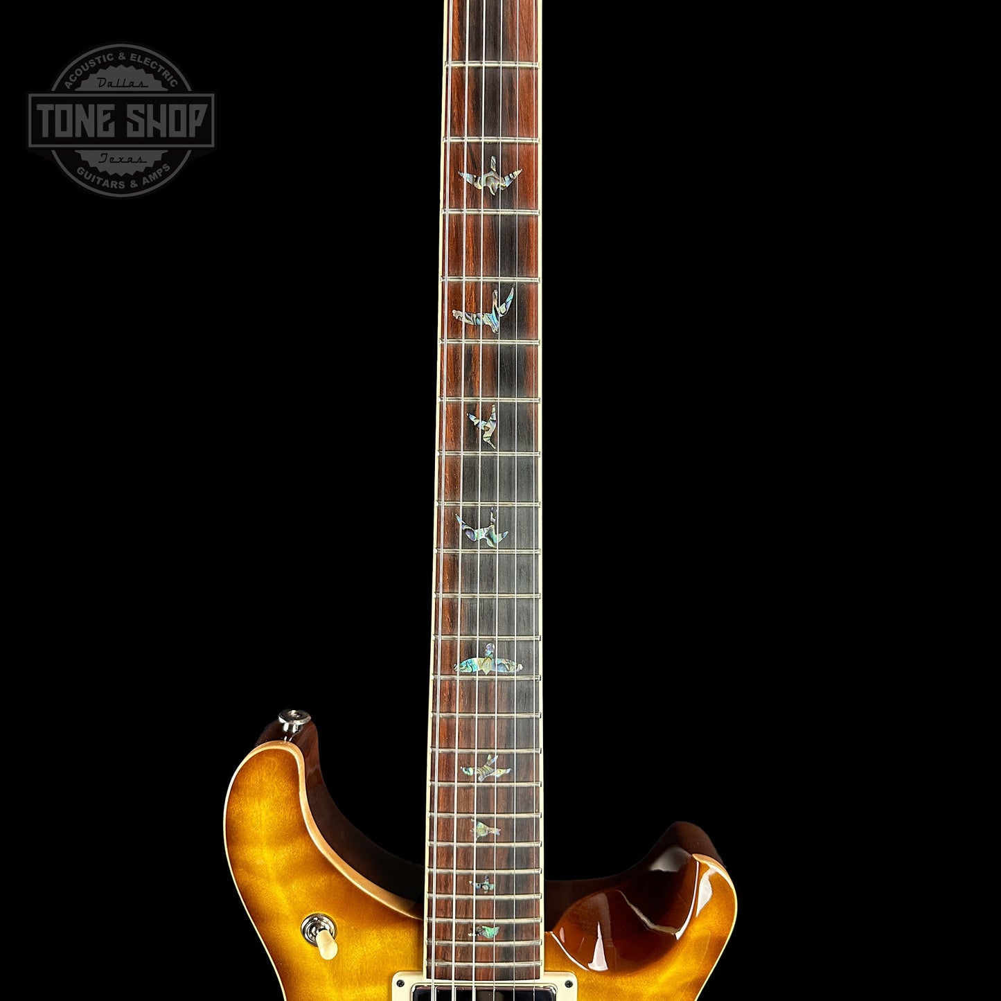 PRS Wood Library McCarty 594 10-top Quilt Livingston Lemondrop w/case