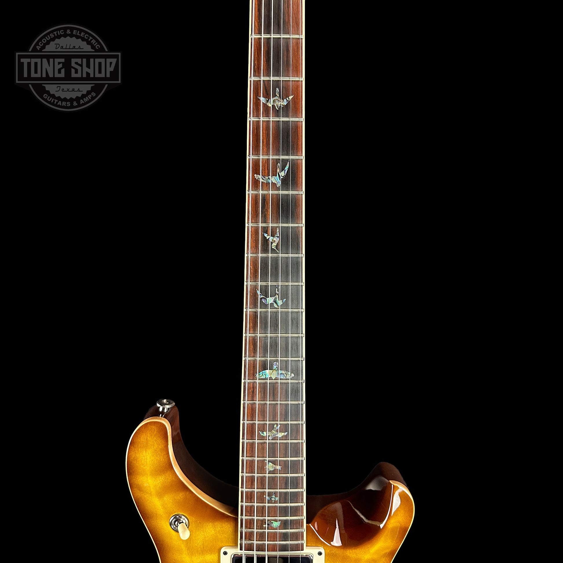 PRS Wood Library McCarty 594 10-top Quilt Livingston Lemondrop w/case