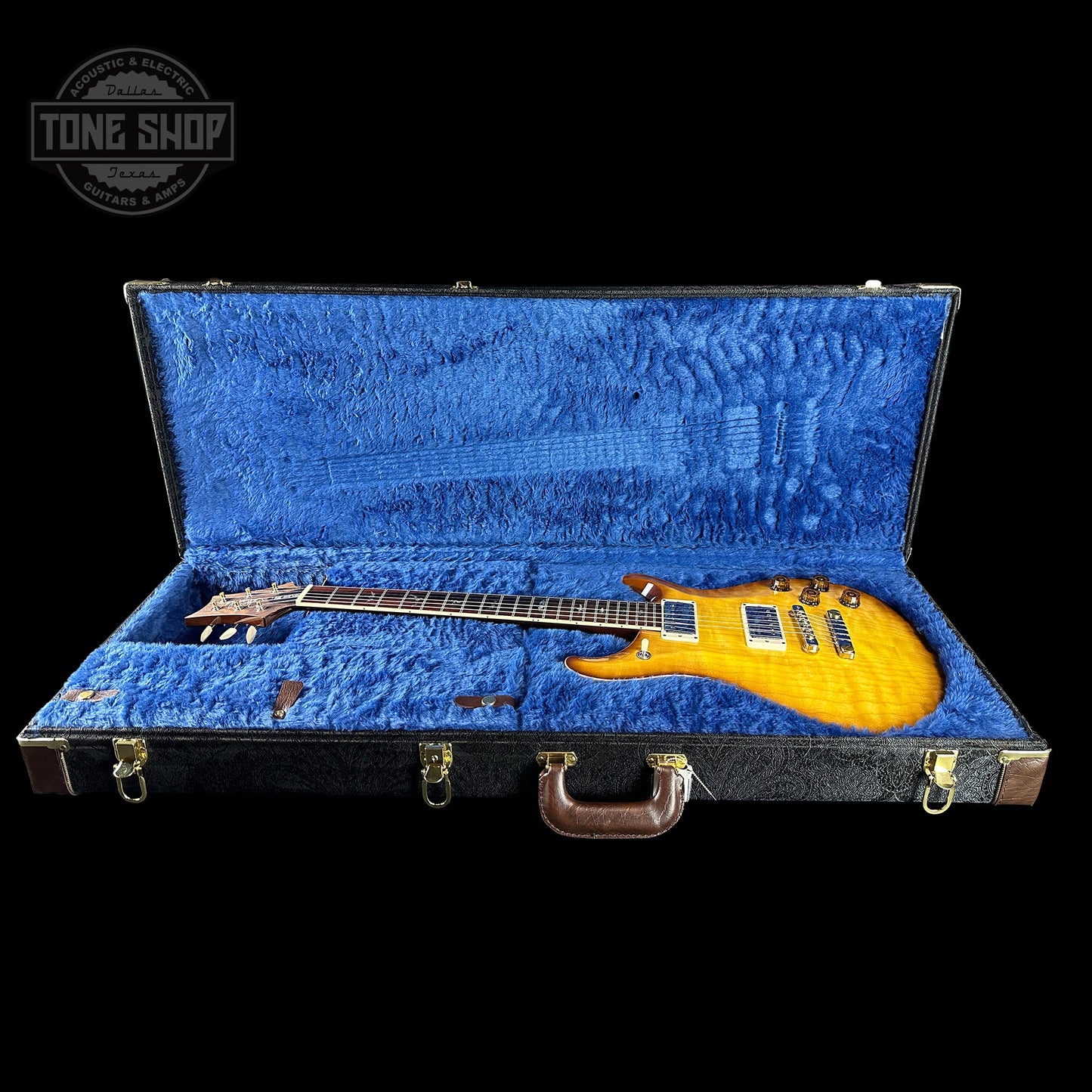 PRS Wood Library McCarty 594 10-top Quilt Livingston Lemondrop w/case