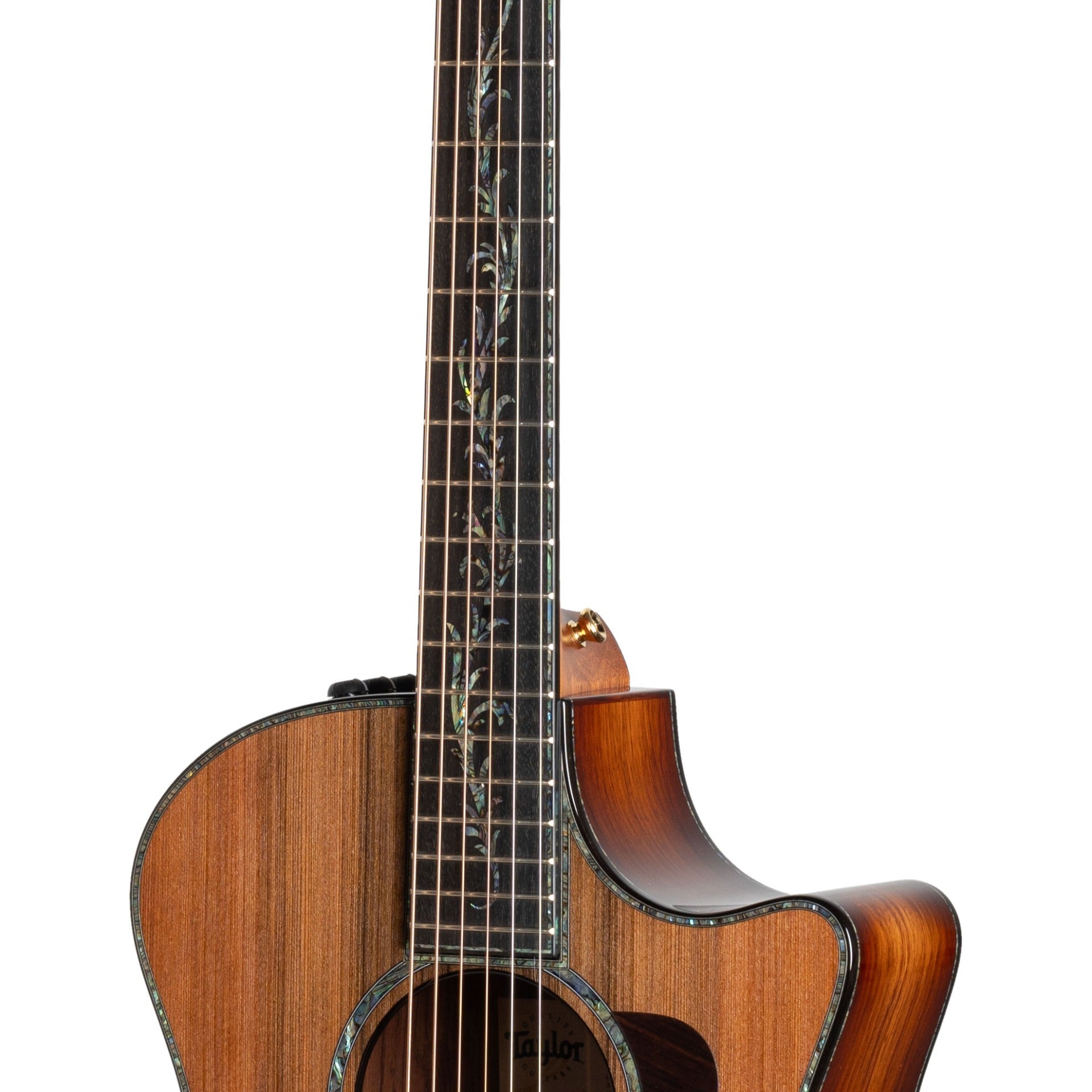 Taylor PS14ce Honduran Rosewood V-Class Acoustic Electric Guitar, Sinker Redwood