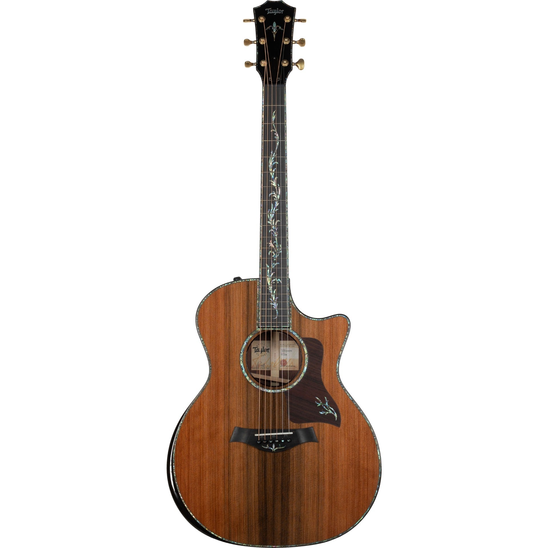 Taylor PS14ce Honduran Rosewood V-Class Acoustic Electric Guitar, Sinker Redwood