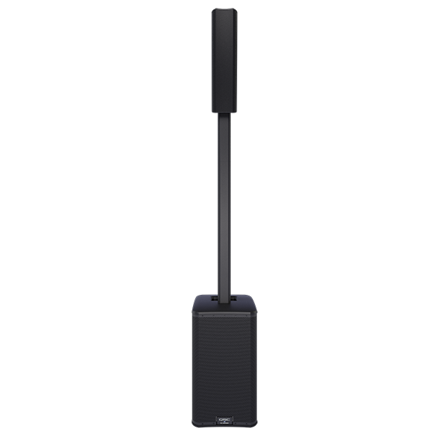 QSC KC12 3000w Active 3-Way Column Loudspeaker System - Black