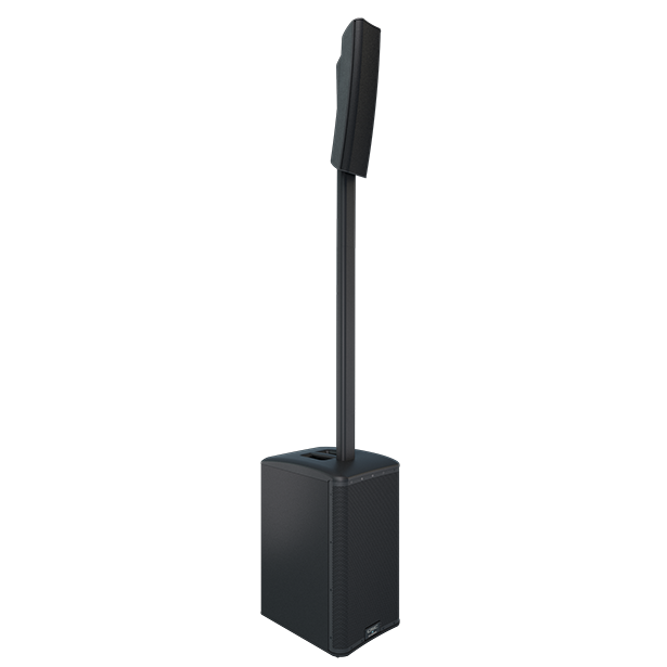 QSC KC12 3000w Active 3-Way Column Loudspeaker System - Black