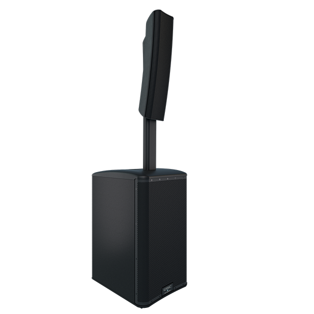 QSC KC12 3000w Active 3-Way Column Loudspeaker System - Black