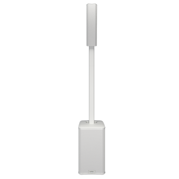 QSC KC12 3000w Active 3-Way Column Loudspeaker System - White