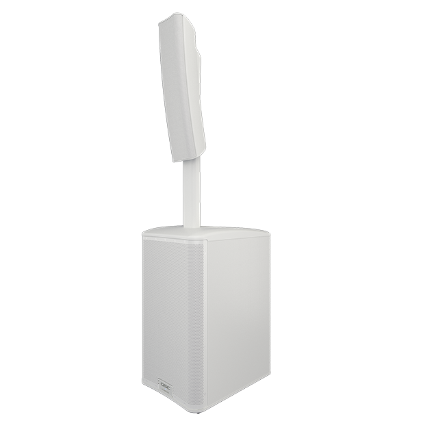 QSC KC12 3000w Active 3-Way Column Loudspeaker System - White