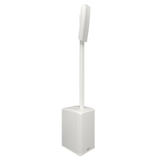 QSC KC12 3000w Active 3-Way Column Loudspeaker System - White