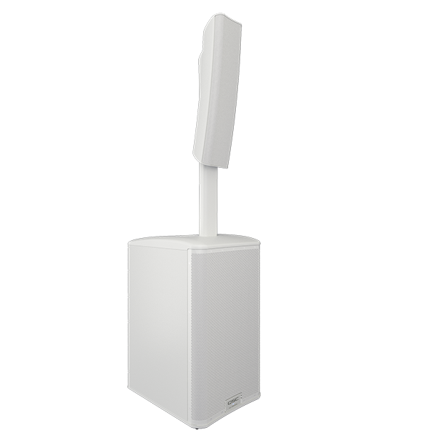 QSC KC12 3000w Active 3-Way Column Loudspeaker System - White