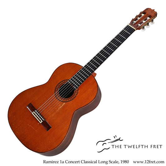 Ramirez 1a Concert Classical Long Scale Guitar, 1980  [USED]