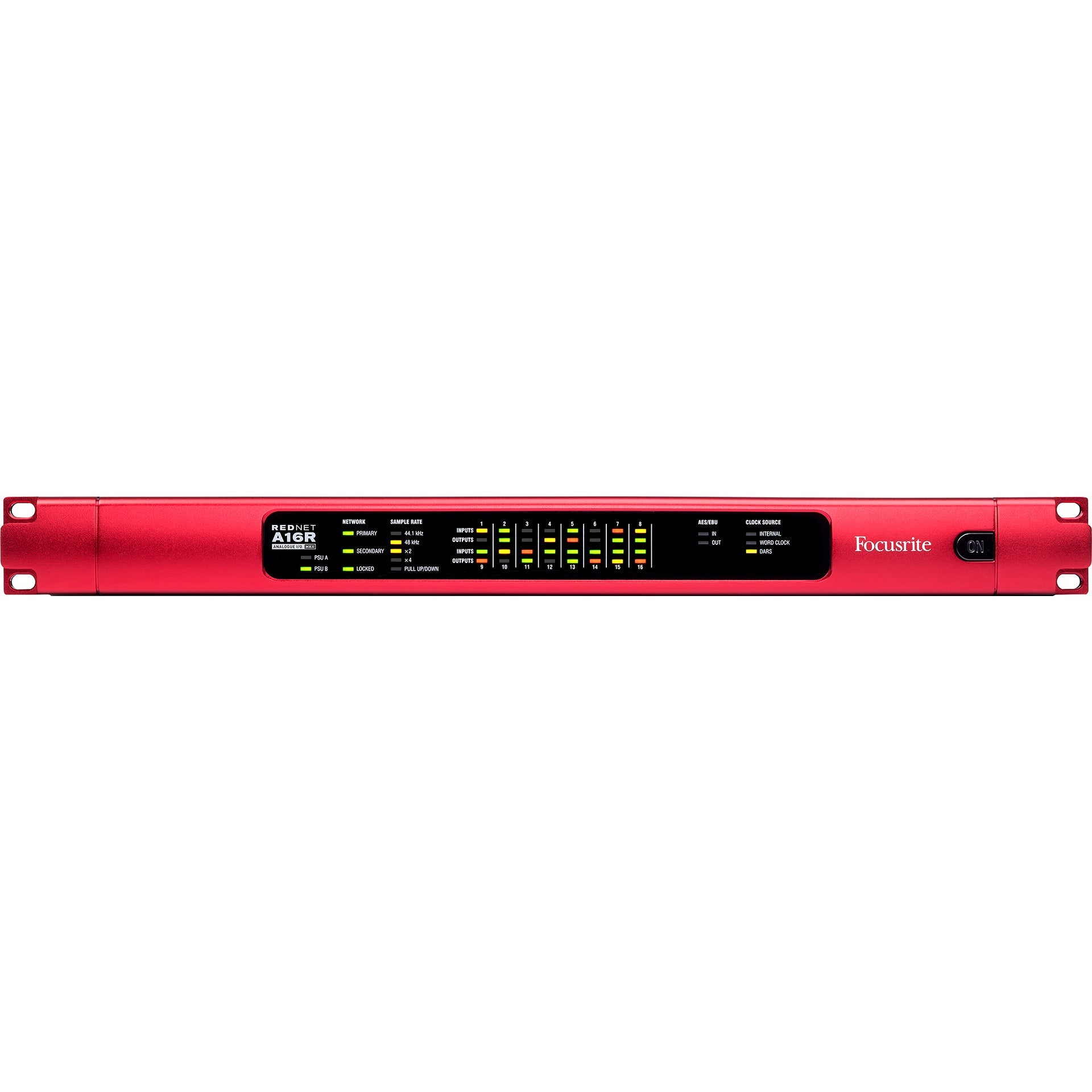 Focusrite Rednet A16R MkII 16x16 Dante Analogue I/O With Dual PSU