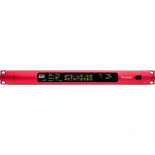 Focusrite Rednet A16R MkII 16x16 Dante Analogue I/O With Dual PSU