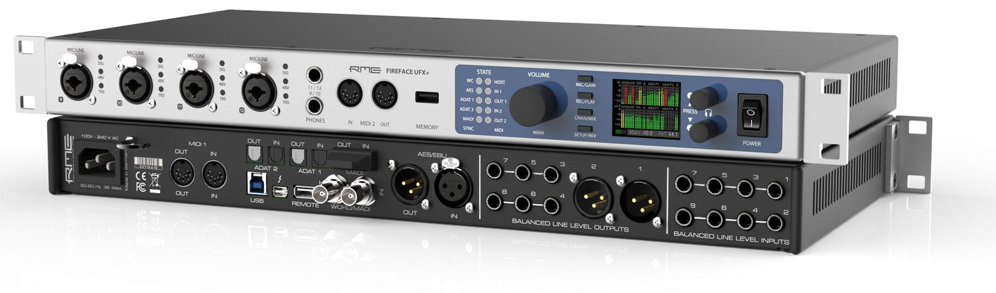RME Fireface UFX II - 60-Channel, 24-Bit/192kHz high-end USB Audio Interface