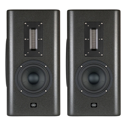 Mesanovic RTM10 3-Way DSP Active Studio Monitor w/True Ribbon Tweeter - Pair