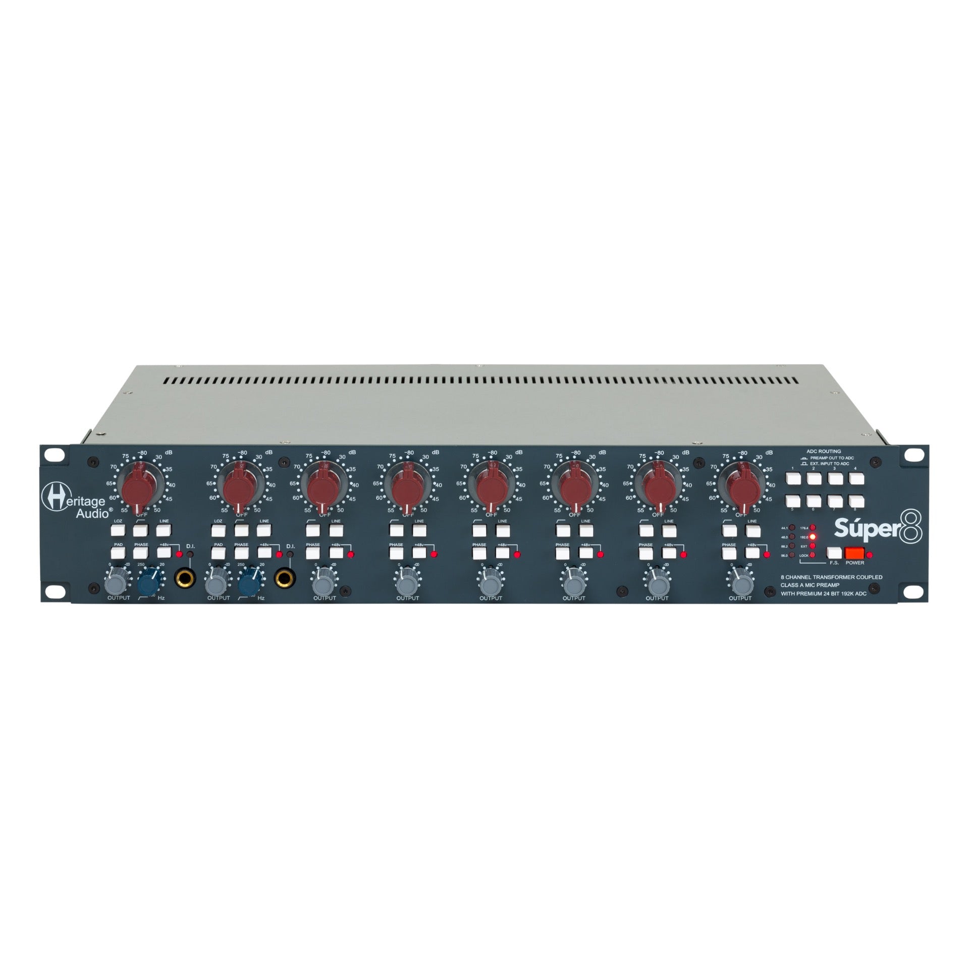 Heritage Audio Super 8 - 8 Channel Mic Pre Digital Converter