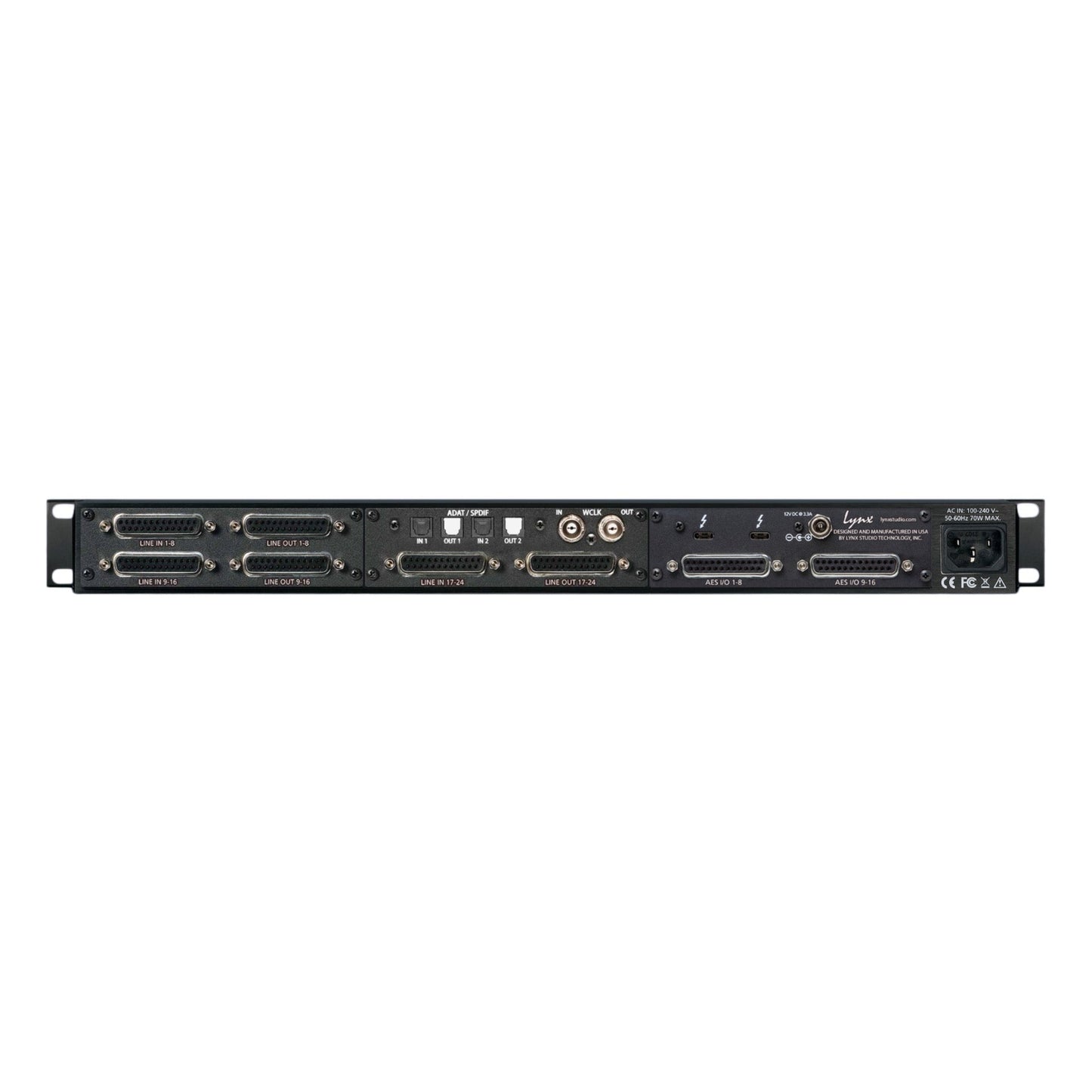Lynx Studio Technology Aurora (n) 24 Thunderbolt 3 AD/DA Converter w/ AES + ADAT